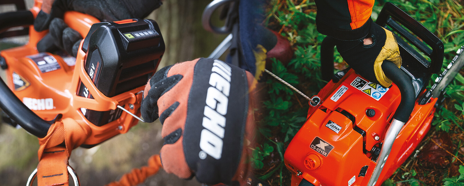 Motosega a batteria o a scoppio